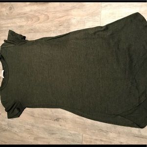 Olive Green T-shirt dress